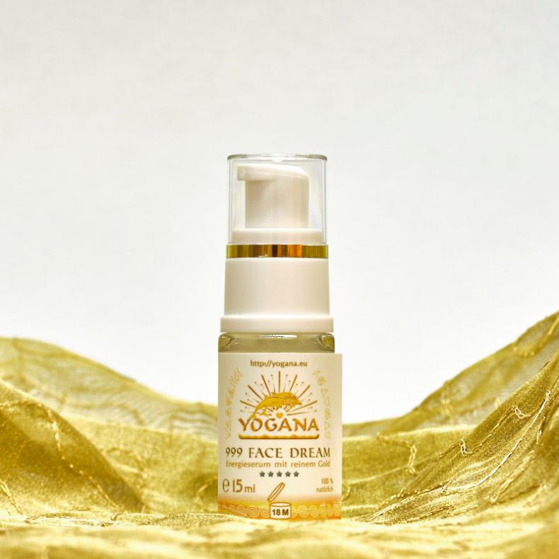 999 Face Dream Goldserum - Anti - Aging Gesichtspflege mit 999 Feingold - Yogana - CremeYogana Kornkammer Natur