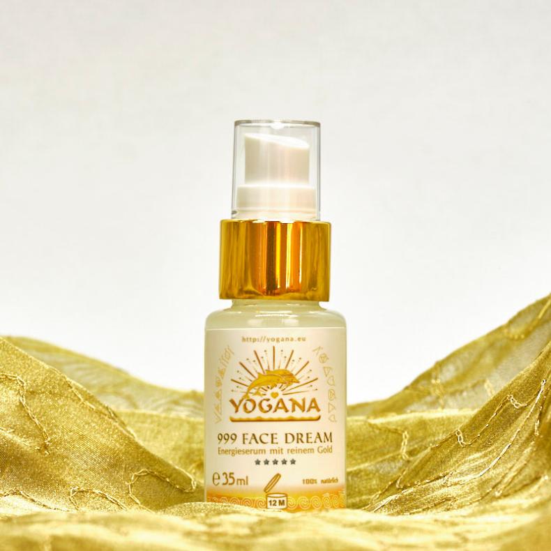 999 Face Dream Goldserum - Anti - Aging Gesichtspflege mit 999 Feingold - Yogana - CremeYogana Kornkammer Natur