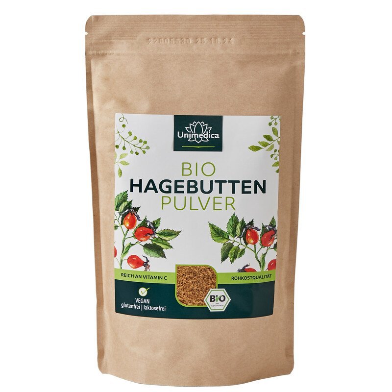 Bio Hagebuttenpulver - natürliches Vitamin C