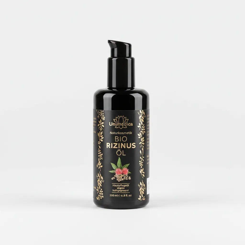 Bio Rizinusöl - 200 ml - von Unimedica - Naturkosmetik Unimedica Kornkammer Natur