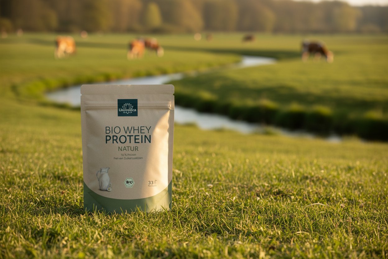 Bio Whey Protein - Natur - 76 % Protein - 1 kg - NahrungsergänzungUnimedica Kornkammer Natur
