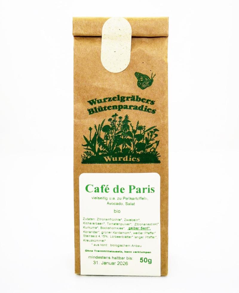 Cafe de Paris Bio - Gewürzmischung - NahrungsergänzungWurdies Kornkammer Natur
