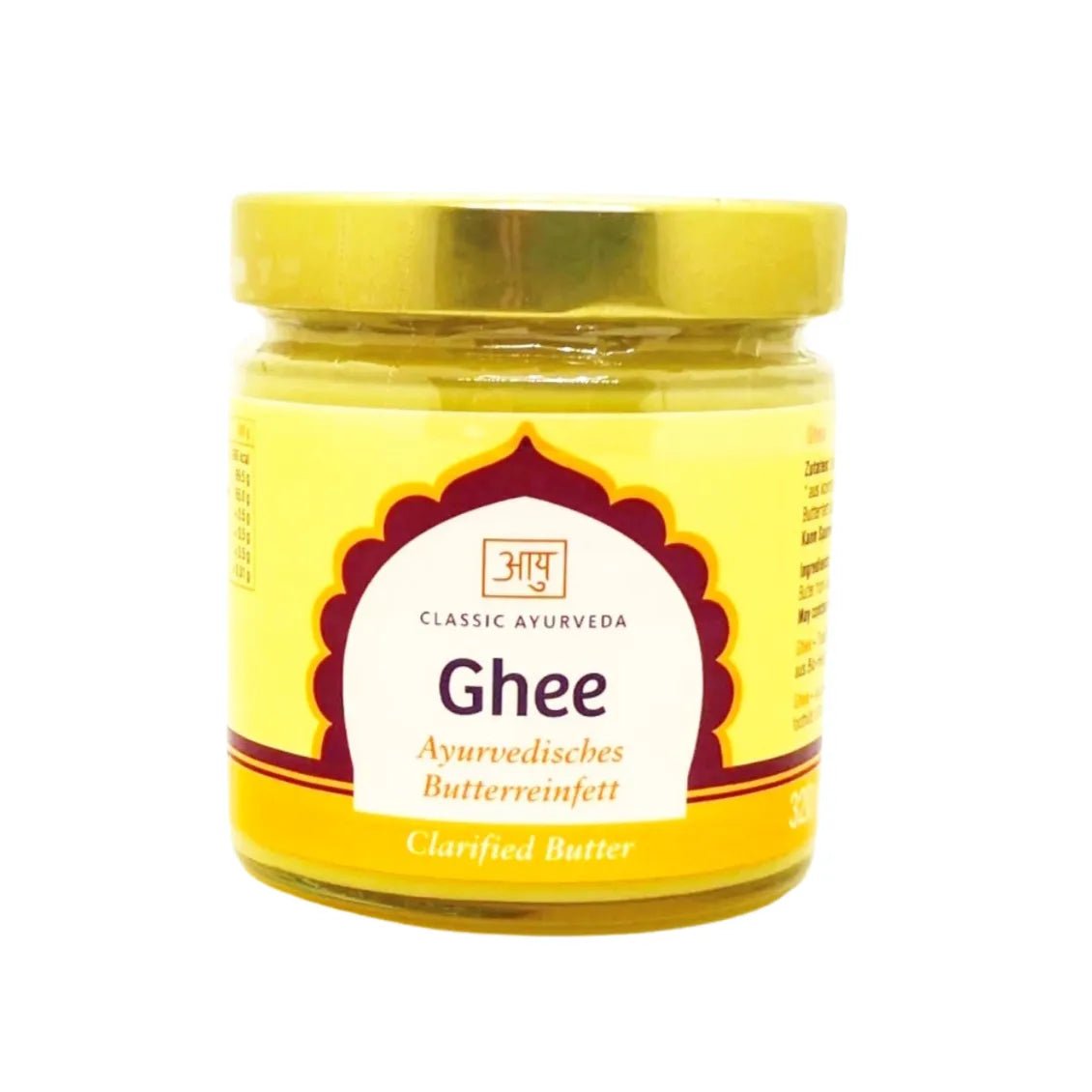 Ghee Bio Ayurvedisches Butterreinfett - HaushaltClassic Ayurveda Kornkammer Natur
