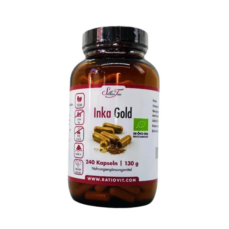 Inka Gold vegane Kapseln - NahrungsergänzungSilbertau Kornkammer Natur