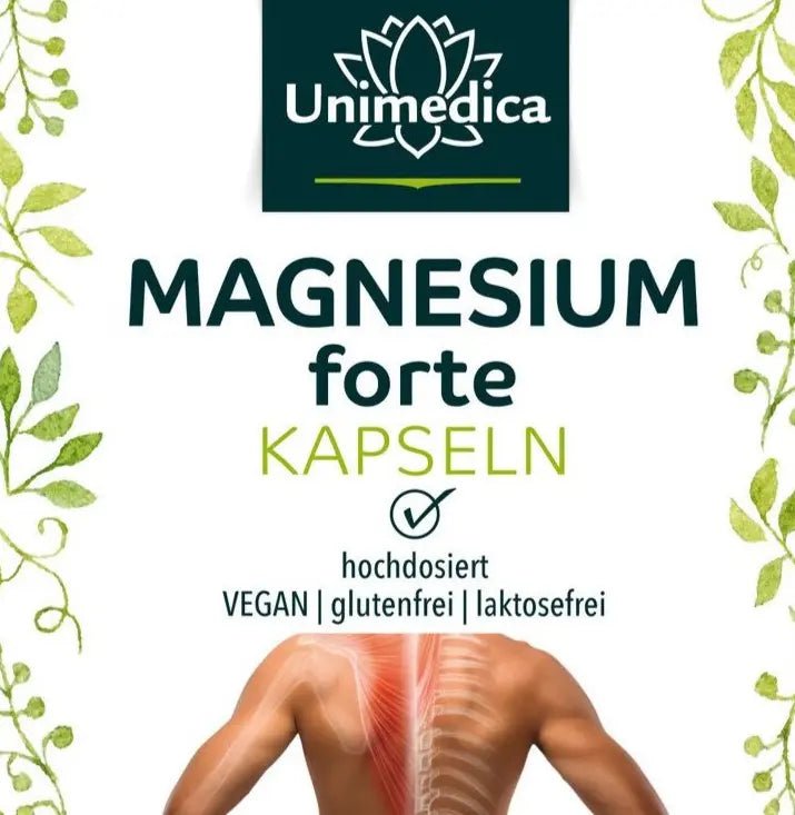 Magnesium forte 365 Kapseln - NahrungsergänzungUnimedica Kornkammer Natur
