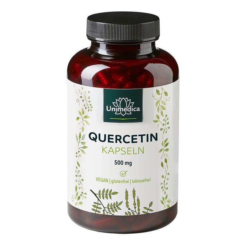 Quercetin - 500 mg pro Tagesdosis - NahrungsergänzungUnimedica Kornkammer Natur