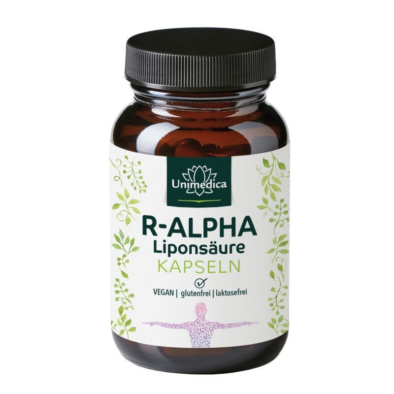 R - Alpha - Liponsäure - 150 mg pro Kapsel - natürlich - vegan - NahrungsergänzungUnimedica Kornkammer Natur