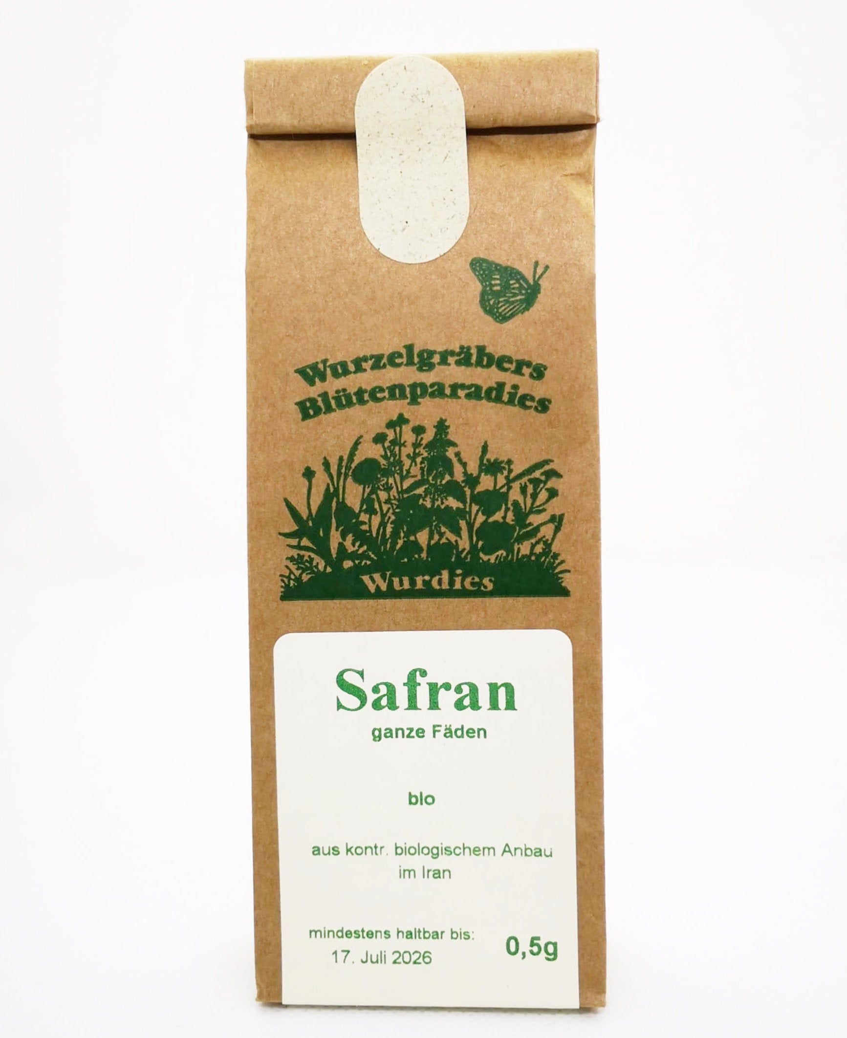 Safran, ganze Fäden 0,5g Bio – Kornkammer Natur