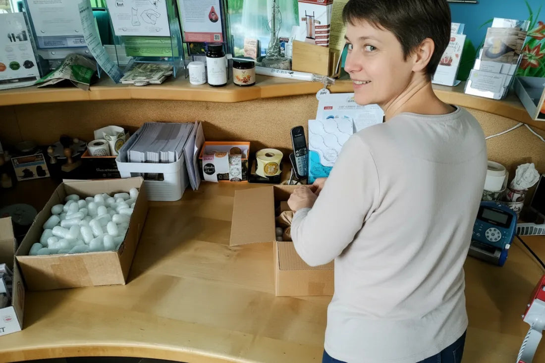 Schnelle Lieferung - Packen und Versand