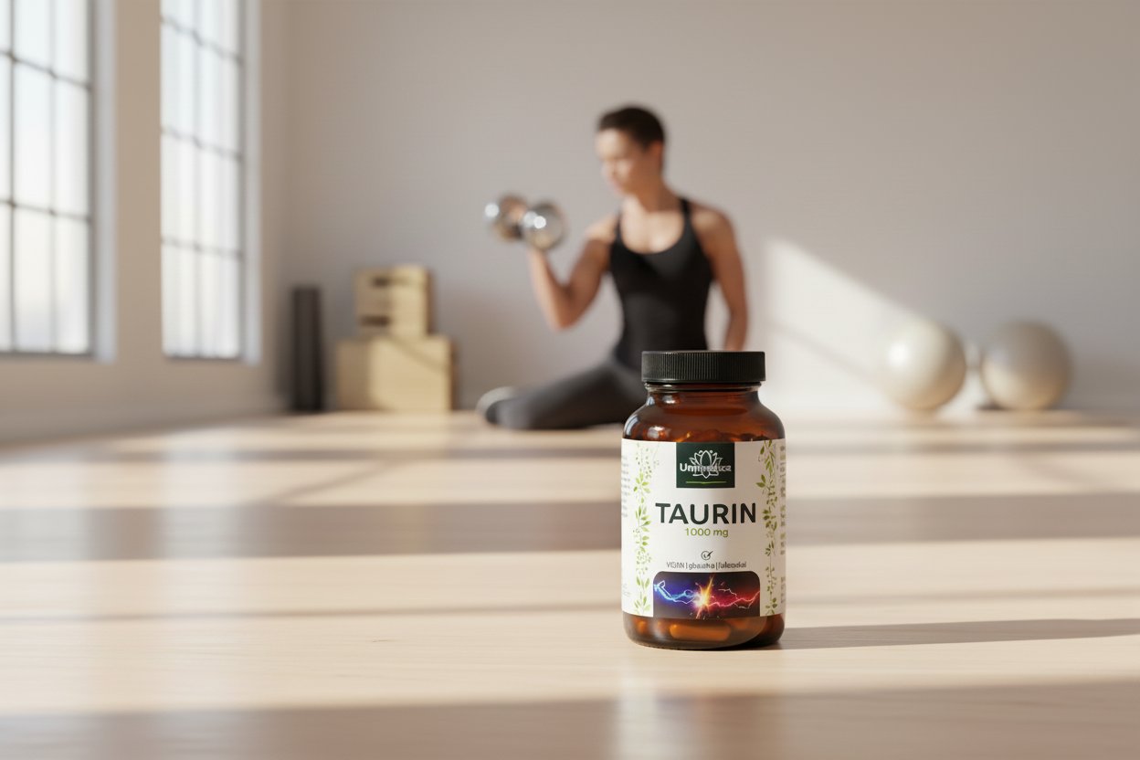 Taurin - 1000 mg pro Tagesdosis (2 Kapseln) - 180 Kapseln - NahrungsergänzungUnimedica Kornkammer Natur