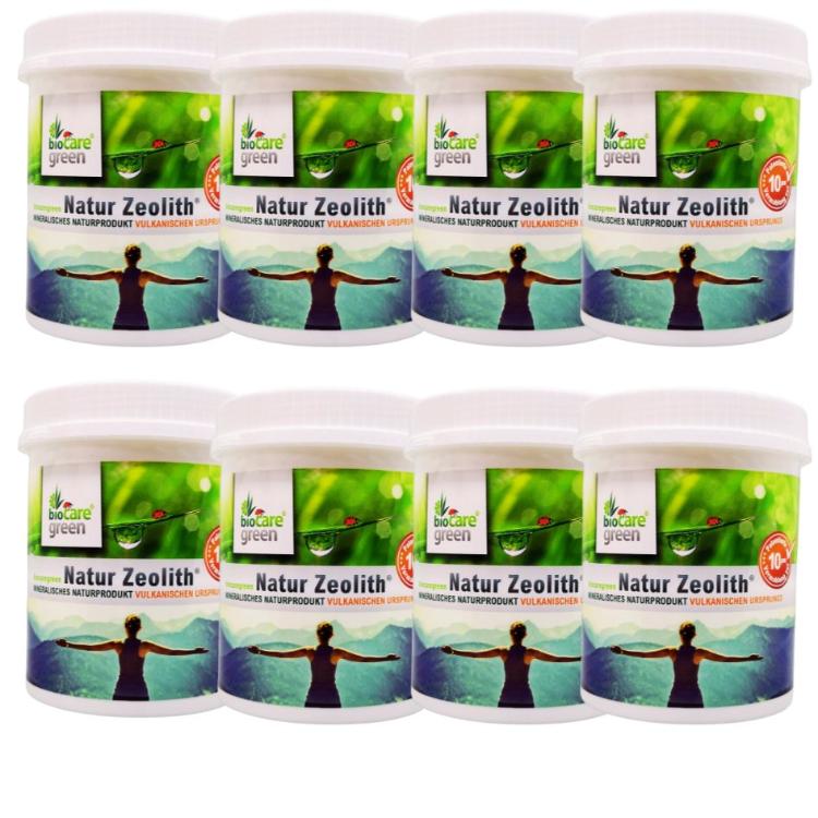 Natur Zeolith Biocaregreen Entschlackung Darm Vulkanisches Urpordukt Biocare Green Mineralien Darmgesundheit Tier 8x250g