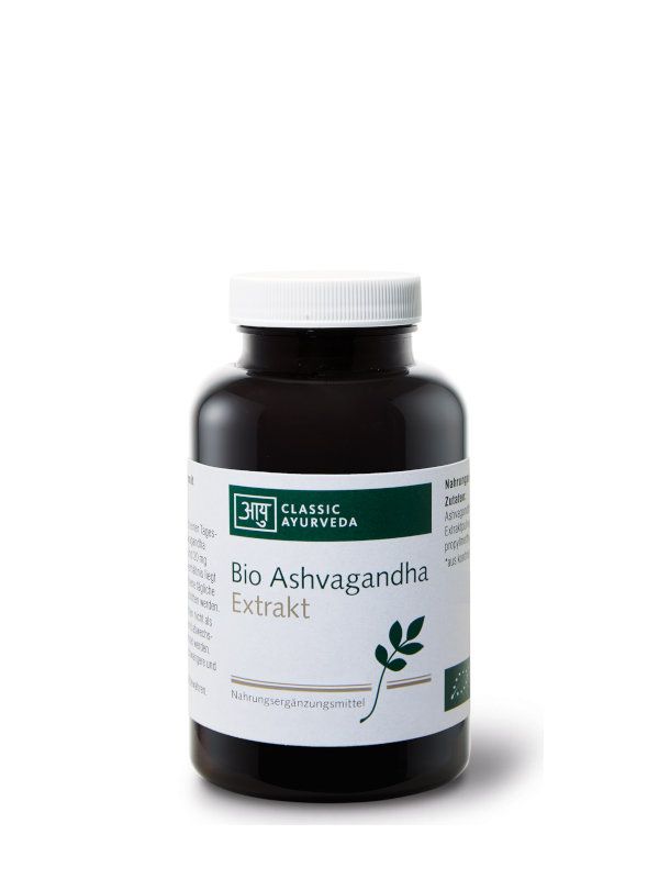 Ashvagandha Extrakt (Kapseln), bio 180 Stk. - NahrungsergänzungClassic Ayurveda Kornkammer Natur