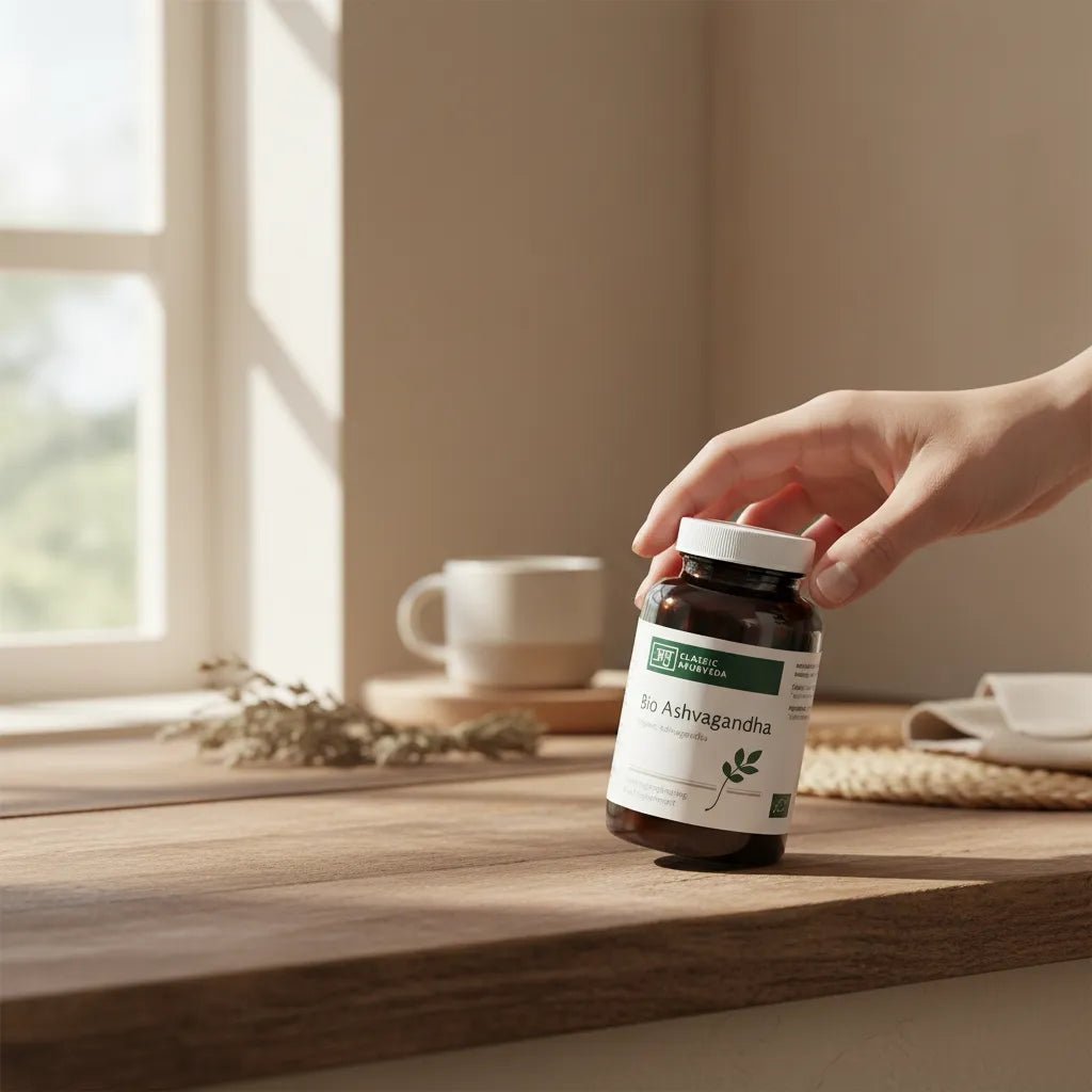 Ashvaganda 360 Tabletten Bio von Classic Ayurveda - NahrungsergänzungClassic Ayurveda Kornkammer Natur