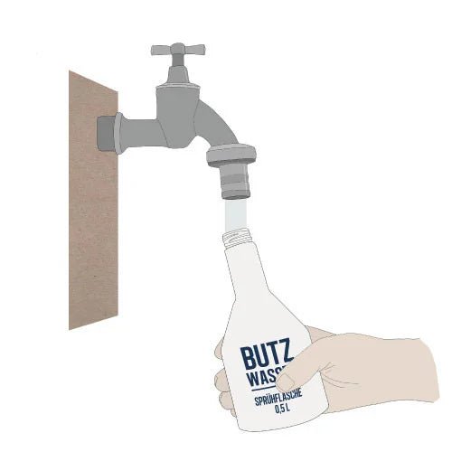 Butzwasser 125ml Konzentrat zum Putzen - Haushalt Humanum Kornkammer Natur