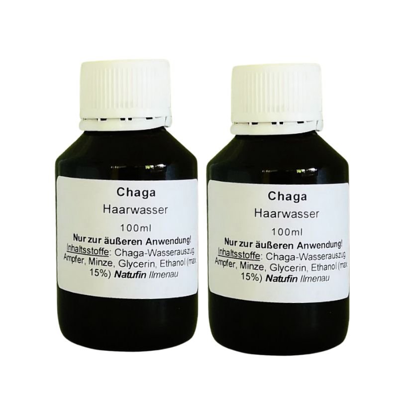Chaga Haarwasser - HaarprodukteNatufin Kornkammer Natur