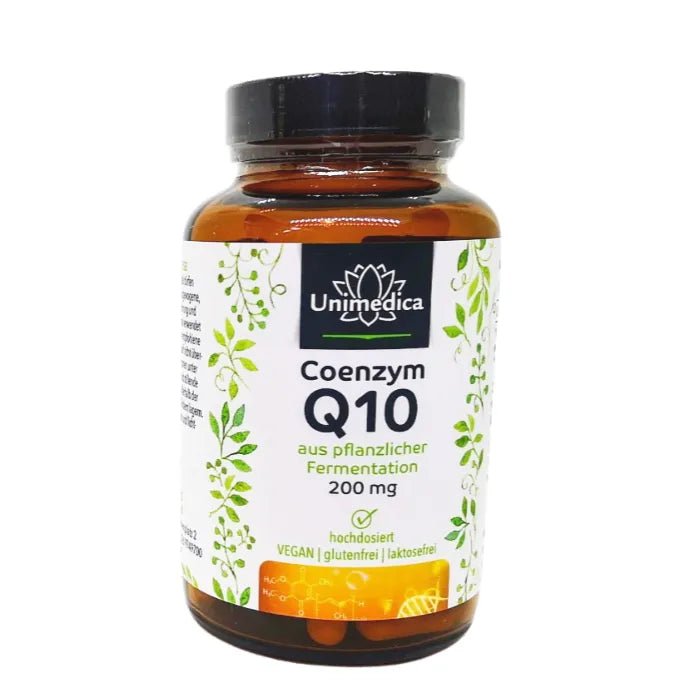 Coenzym Q10 120 Kapseln - 200 mg pro Tagesdosis - NahrungsergänzungUnimedica Kornkammer Natur