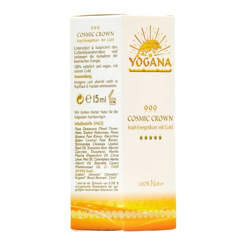 999 Cosmic Crown Yogana seite Niere Kopf Haare Shampoo Spülung Aura Kornkammer Natur