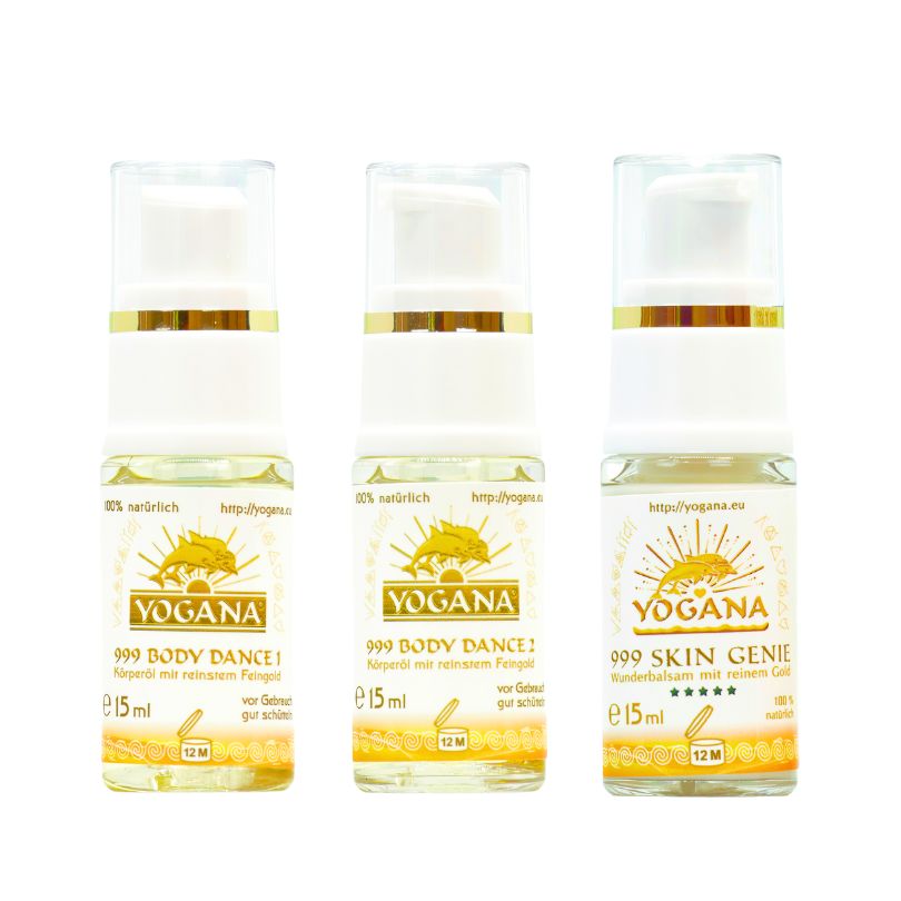 Delphinset 3 - für den Körper von Yogana Set Körper Body Dance 2 Skin Genie 999 Body Dance 1 und 2 Öl Creme Pflege
