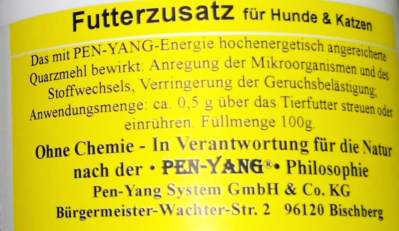 Futterzusatz für Hunde und Katzen