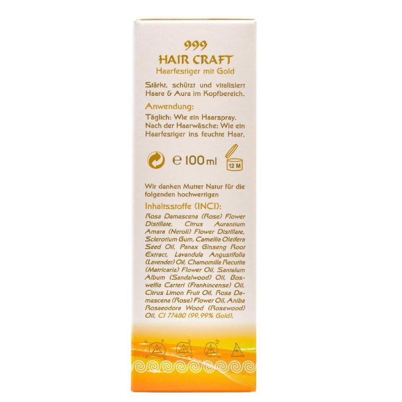 999 Hair Craft natürlicher Haarfestiger - HaarprodukteYogana Kornkammer Natur