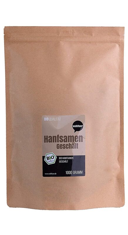 Bio Hanfsamen in Rohkostqualität - geschält, 1kg