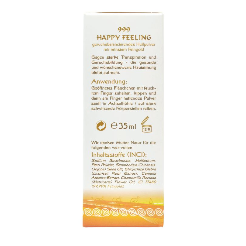 999 Happy Feeling Yogana 35ml mit Verpackung Körper Frau inci Yogana Kornkammer Natur