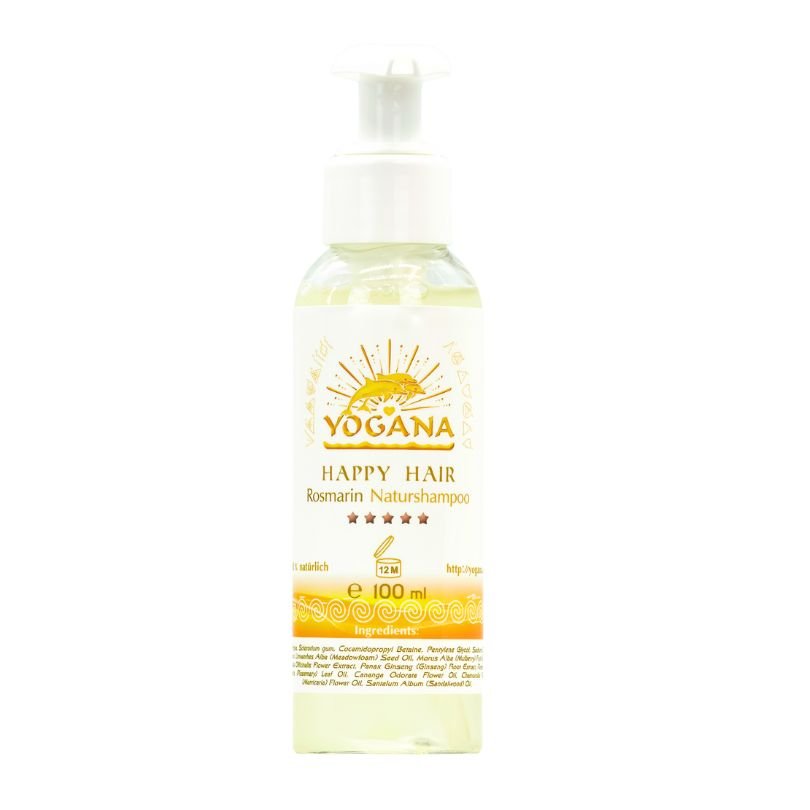 Happy Hair Shampoo Rosmarin - Naturshampoo für dunkle Haare - 100% Natur - ShampooYogana Kornkammer Natur