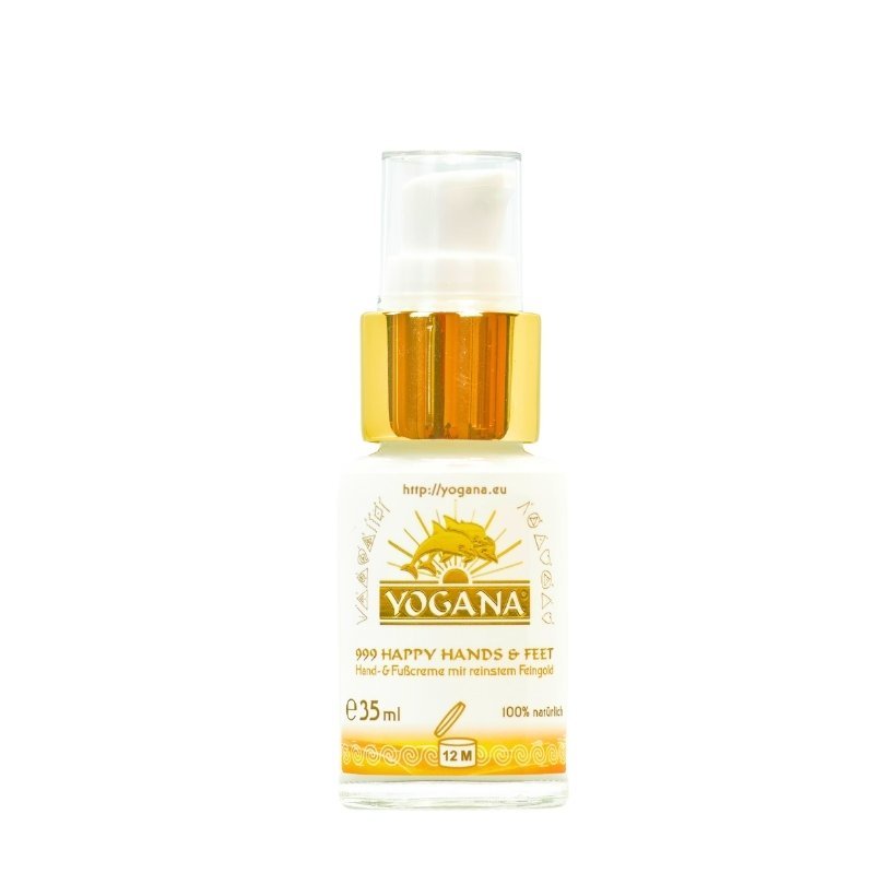 999 Happy Hands & Feet - Hand - & Fußcreme mit 999 Feingold - Yogana - CremeYogana Kornkammer Natur