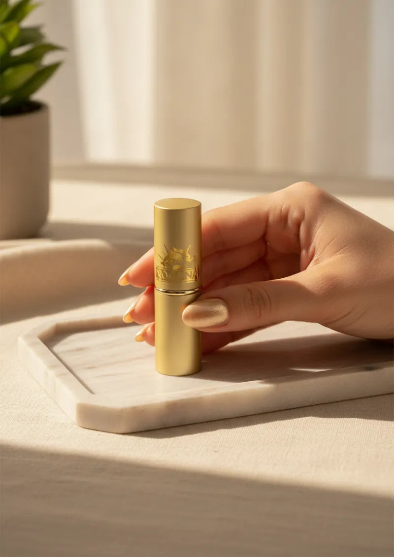 Yogana 999 Happy Lips Lippenbalsam Frau Lippenstift Gold Kosmetik Kornkammer Natur Hand