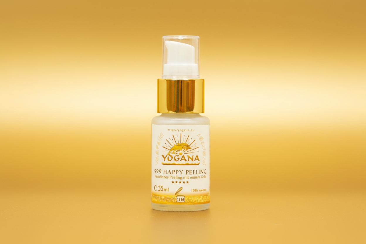 Natürliches Peeling mit Gold Yogana Happy Peeling