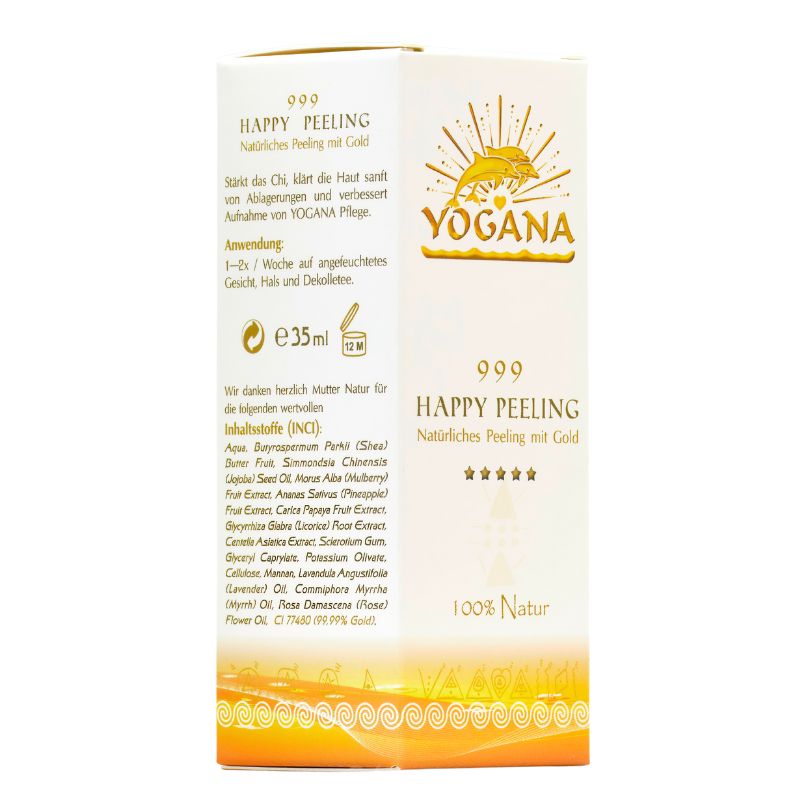 999 Happy Peeling Yogana 35ml Creme Körper Schönheit Frau Kornkammer Natur