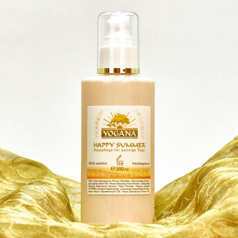 Yogana Happy Summer - 300ml (groß) Hautpflege für sonnige Tage Kornkammer Natur