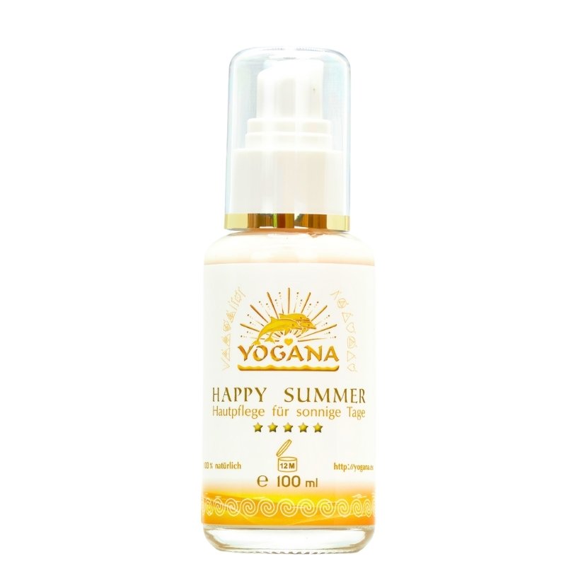 Yogana Happy Summer - 100ml (mittel) Hautpflege für sonnige Tage Kornkammer Natur