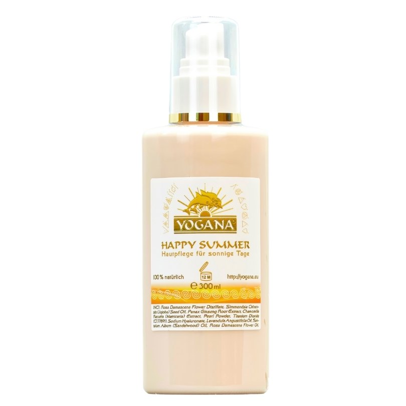 Yogana Happy Summer - 300ml (groß) Hautpflege für sonnige Tage Kornkammer Natur