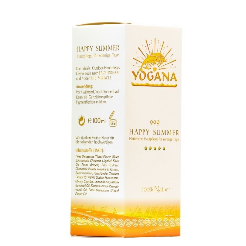 Happy Summer - Gesichts - und Körperpflege für sonnige Tage - Creme Yogana Kornkammer Natur