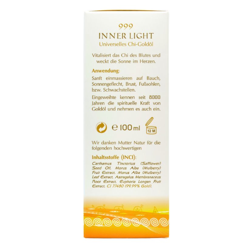 999 Inner Light BC Blut Chi Goldöl - Körperöl/lotionYogana Kornkammer Natur