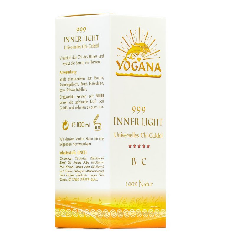 999 Inner Light BC Blut Chi Goldöl - Körperöl/lotionYogana Kornkammer Natur