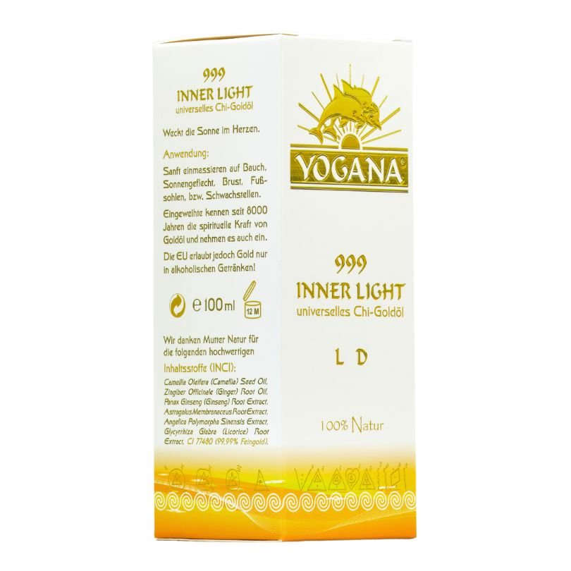 999 Inner Light LD Lunge Dickdarm Goldöl - Körperöl/lotion Yogana Kornkammer Natur