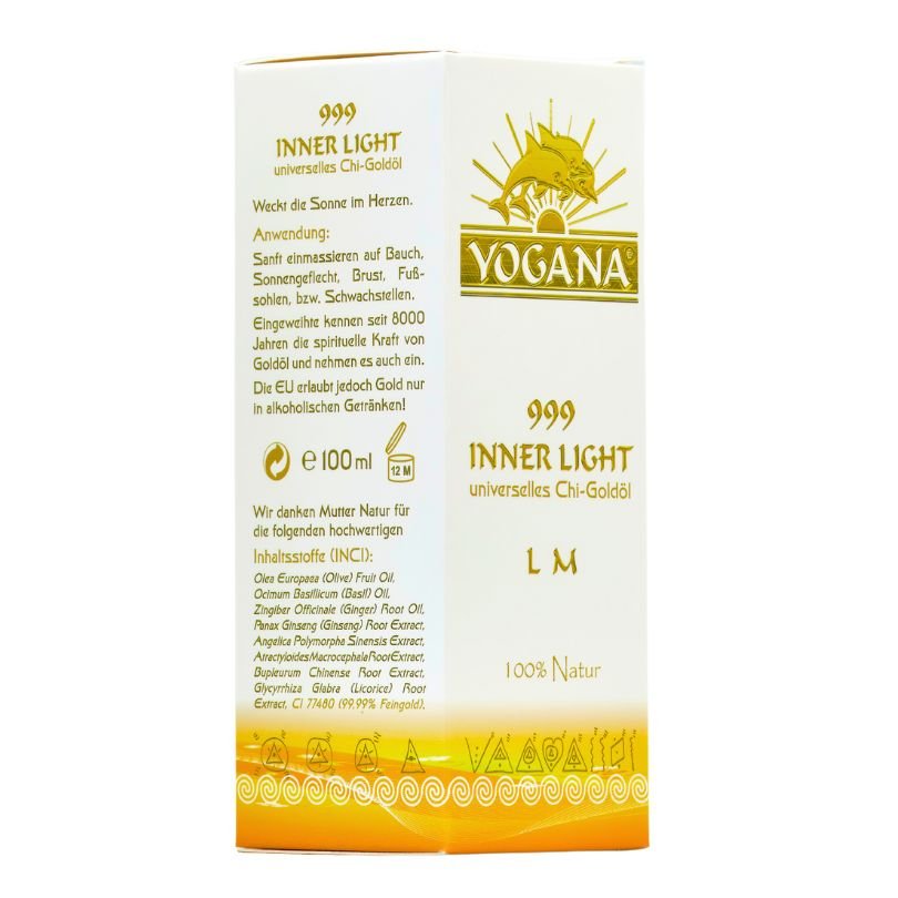 999 Inner Light LM Leber Milz Goldöl - Körperöl/lotionYogana Kornkammer Natur