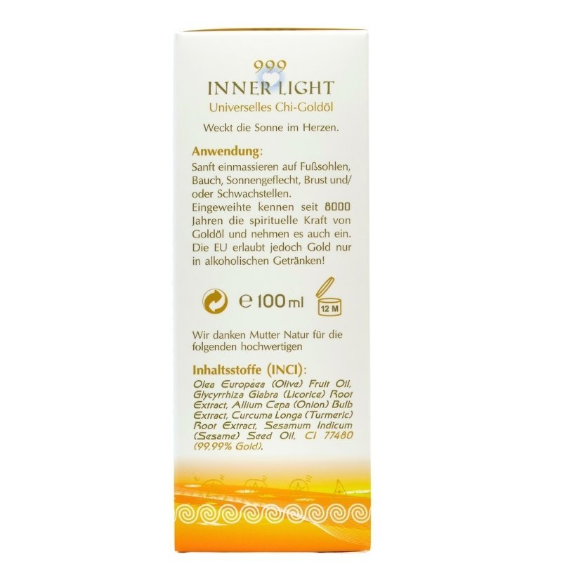 999 Inner Light MC Happy Mind Goldöl - Körperöl/lotionYogana Kornkammer Natur