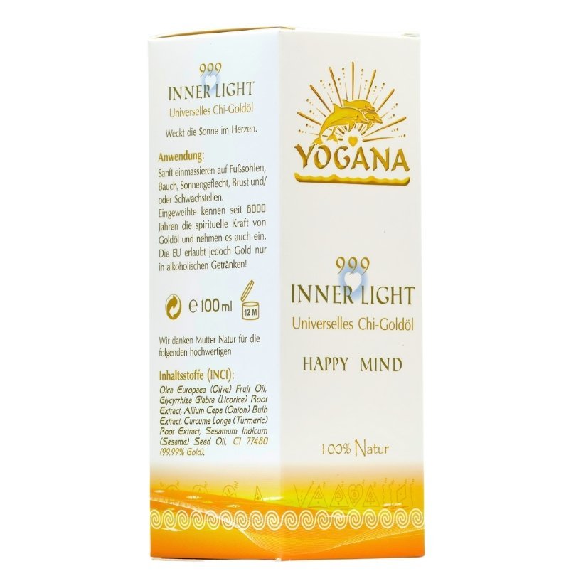 999 Inner Light MC Happy Mind Goldöl - Körperöl/lotionYogana Kornkammer Natur