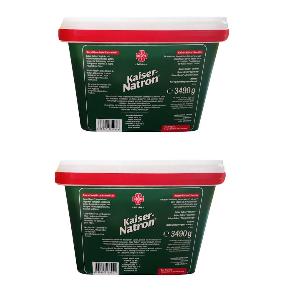 Kaiser Natron Original - Natriumhydrogencarbonat 3,49kg - vielseitig & rein - NahrungsergänzungHolste Kornkammer Natur