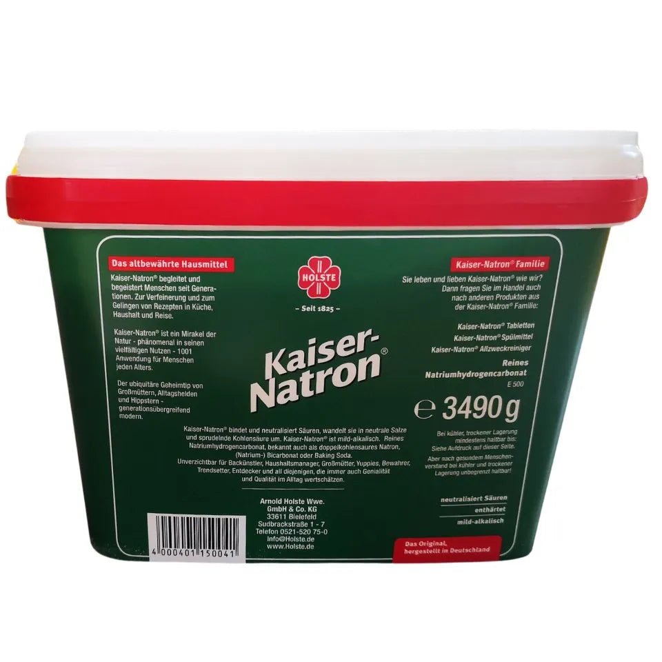 Kaiser Natron Original - Natriumhydrogencarbonat 3,49kg - vielseitig & rein - NahrungsergänzungHolste Kornkammer Natur