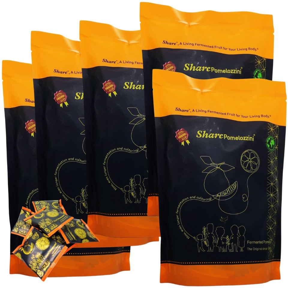 Share Pomelozzini Pampelmuse fermentiert Kornkammer Natur 5x170g