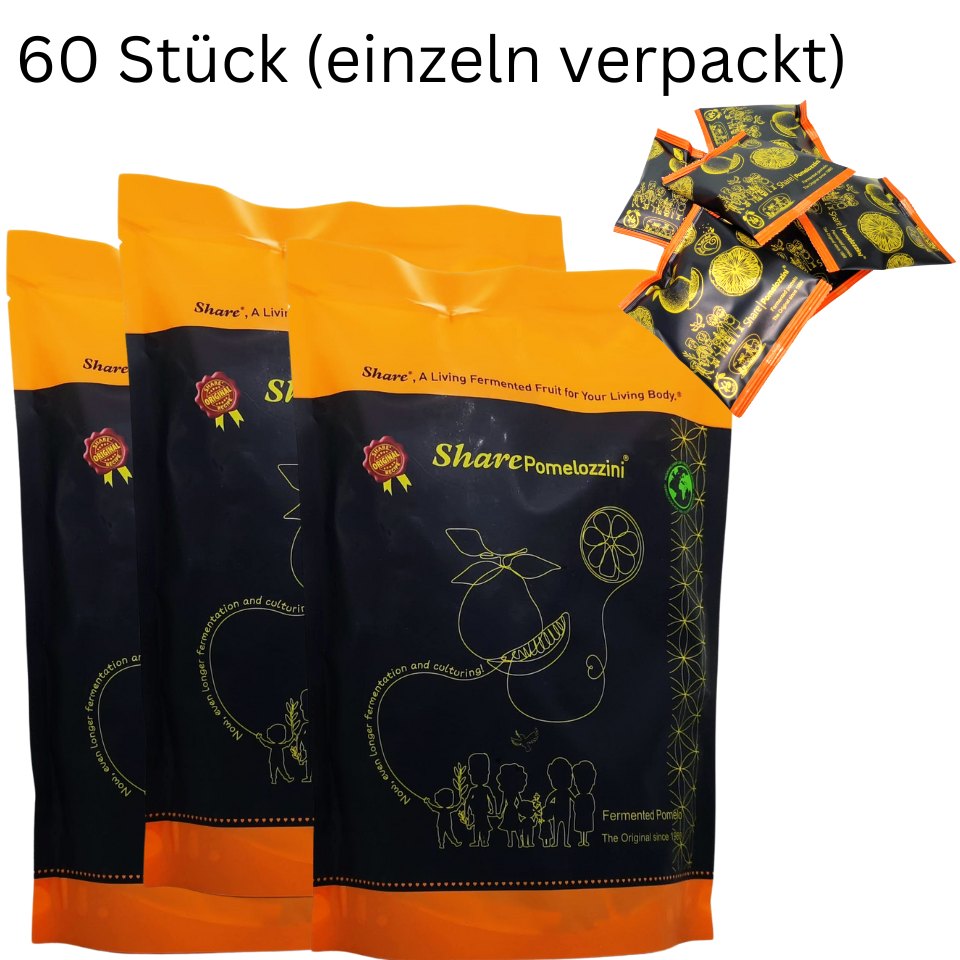 Share Pomelozzini Pampelmuse fermentiert Kornkammer Natur 3x170g 60 Stück