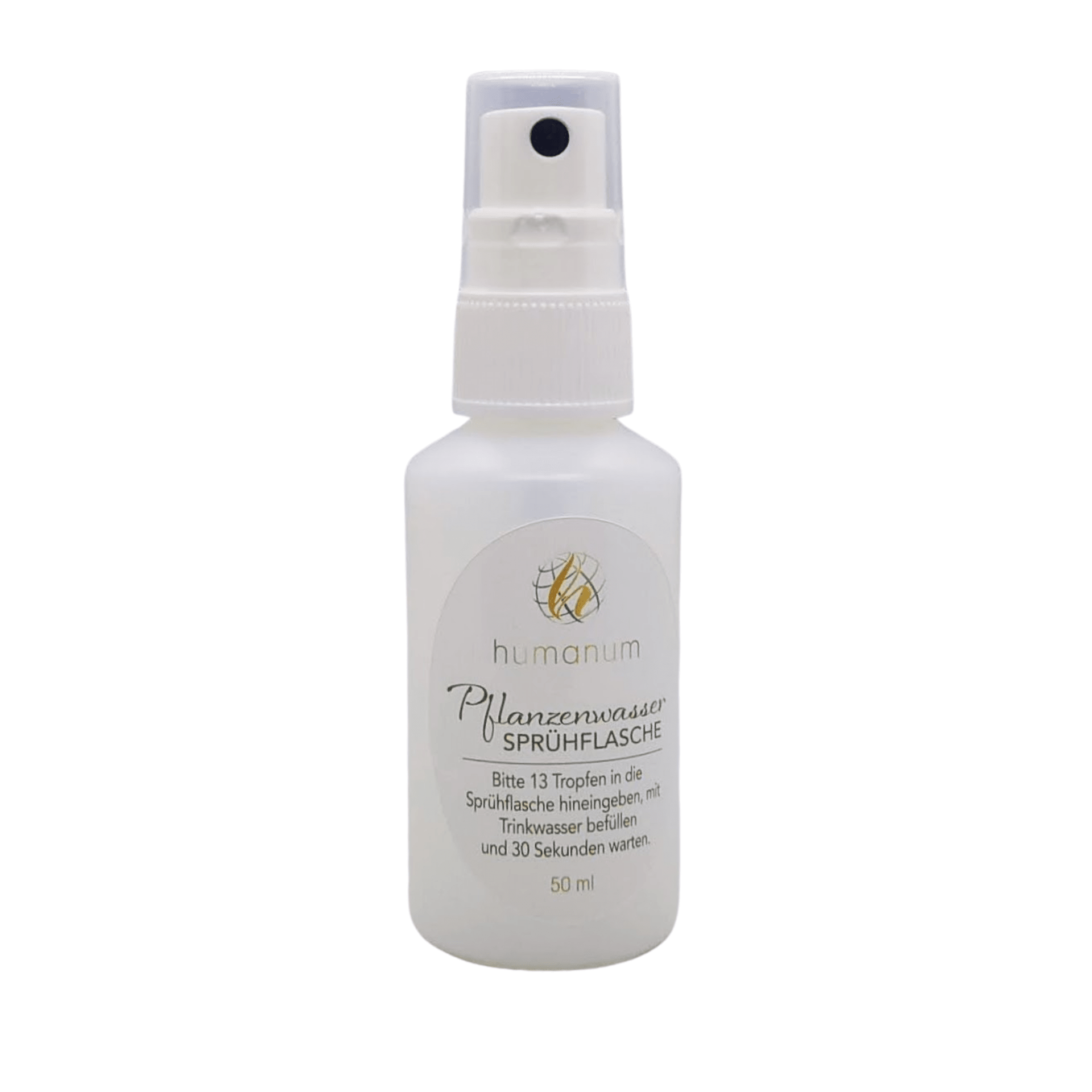Sprühflasche für 50 ml (ohne Inhalt) - HaushaltHumanum Kornkammer Natur