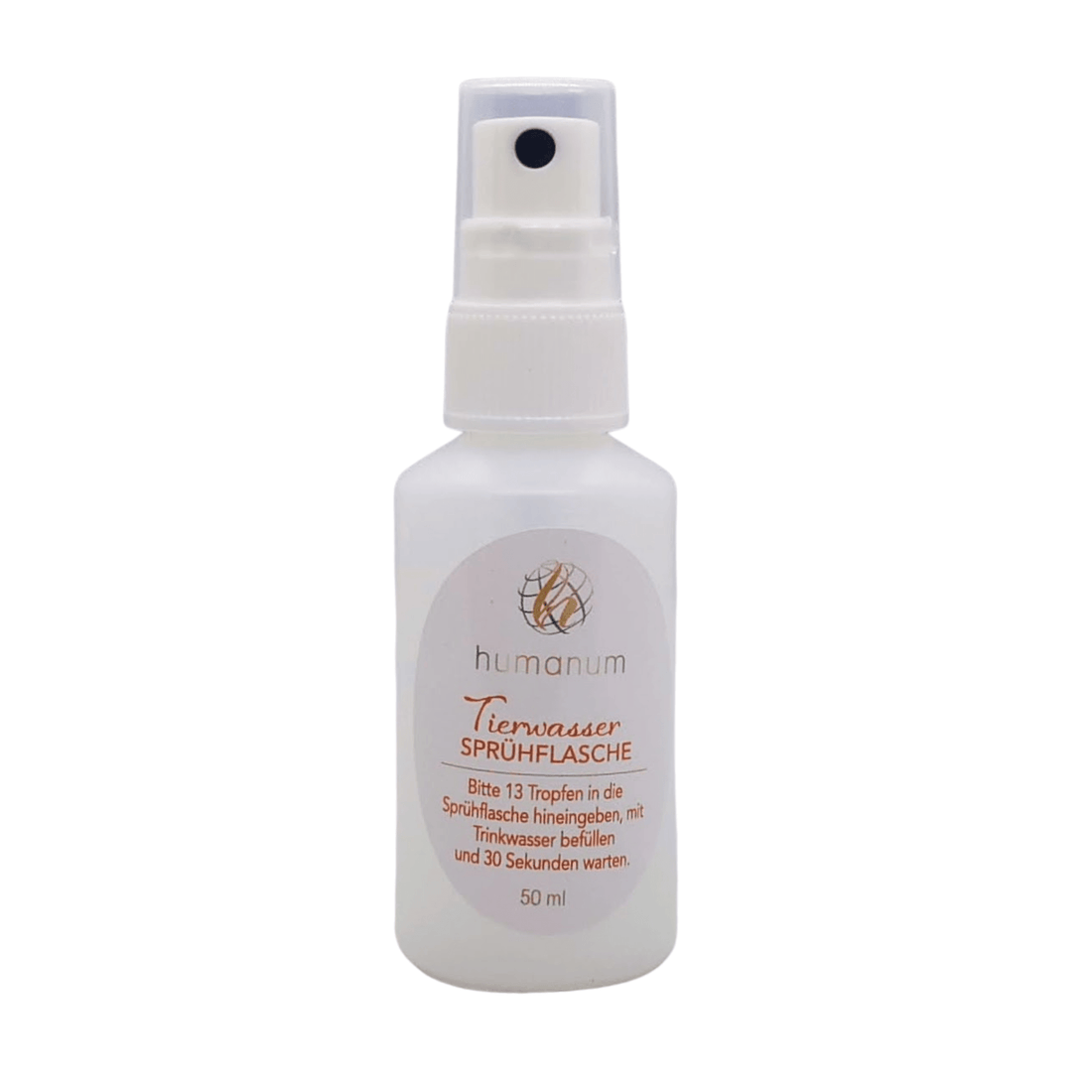 Sprühflasche für 50 ml (ohne Inhalt) - HaushaltHumanum Kornkammer Natur