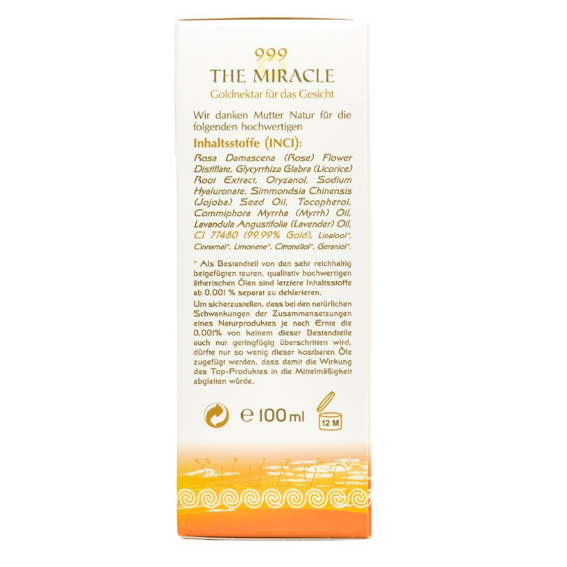 999 The Miracle 100ml Yogana Kornkammer Naturkosmetik Biokosmetik Gesicht Creme Frau Kopf Schönheit INCI