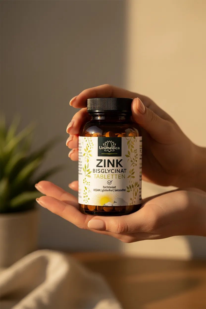Zink Bisglycinat - 25 mg pro Tagesdosis - hochdosiert - 365 Tabletten - Nahrungsergänzung Unimedica -Kornkammer Natur - Frau