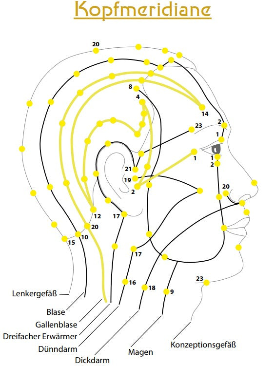 Kopfmeridiane Kornkammer Natur Yogana Produkte